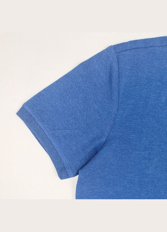 Синяя футболка-поло из хлопкового пике для мужчины lidl 371351 Livergy