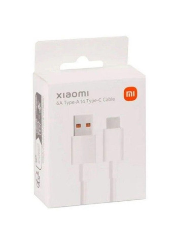 Кабель USB Type-C 120W 6A (BHR6032GL) белый Xiaomi (279827154)