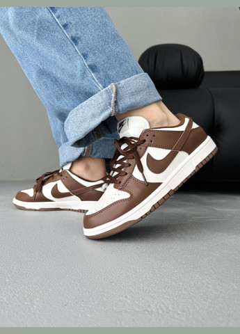 Кросівки жіночі і чоловічі Nike SB Dunk Wmns Brown Sail | Найк СБ Данк коричневі No Brand коричневі демісезони (341485842)