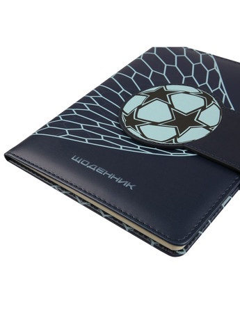 Щоденник шкільний PU твердий Play soccer A5 Різнокольоровий 40 аркушів (911611) Yes (356776150)