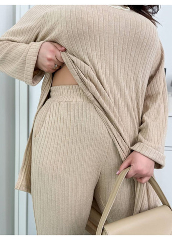Костюм ангора (туника, брюки), цвет Бежевый. Fashion (370032807)