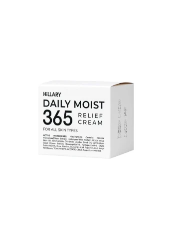 Hillary Увлажняющий крем-гель Daily Moist 365 Relief 50 мл для всех типов кожи антивозрастной увлажнитель для лица — Крем, Украина (387184605)