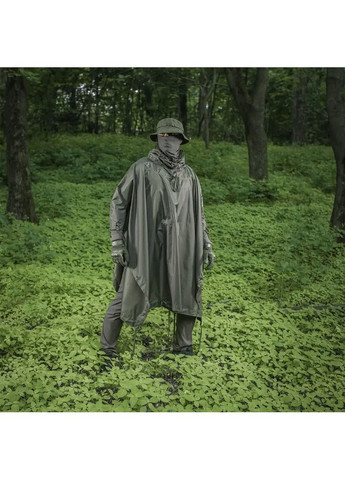 Армійський дощовик для військових, тактиний пончо водонепронекний, намет накидка військова Mil-Tec (361669246)