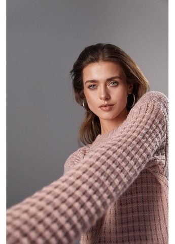 Пудровый свитер 2757 дымок Triko Bakh