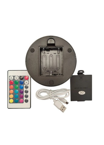 Акриловый 3D стветильник - ночник Аниме Человек-бензопила 16 цветов + пульт No Brand (316221584)