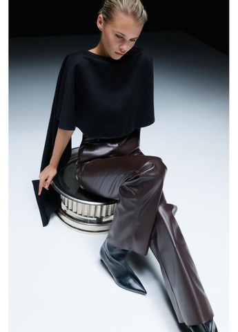 Штани з екошкіри tall 872 Papaya (363318175)