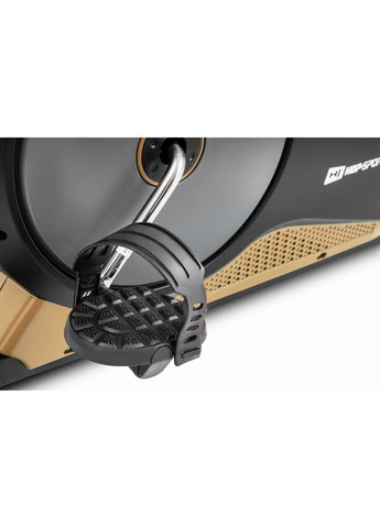 Горизонтальний велотренажер HS-040L Root чорно-золотистий - model 2020 Hop-Sport (361952205)