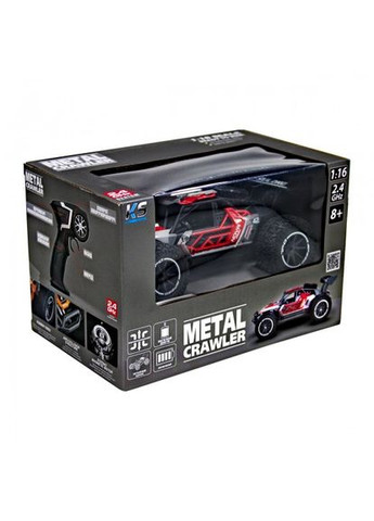Автомобиль METAL CRAWLER с р/к NOVA (серо-красный, металл. корпус, акум.3,7V, 1:16) Sulong Toys (315153825)