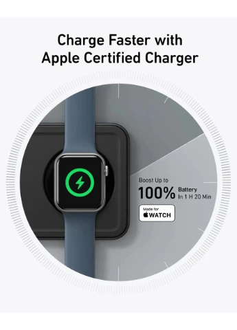 Беспроводное зарядное устройство для MagGo Wireless Charging Station 15W 3-in-1 Pad Black (7089461) Anker (360393662)