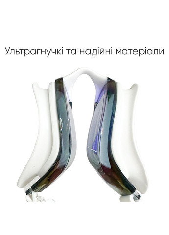 Очки для плавания Dande Уни Anti-fog Белый, Синий OSFM Renvo (333957858)