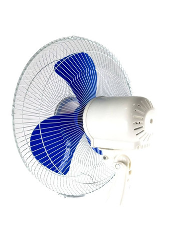 Напольный вентилятор с пультом и таймером бело-синий (2104618592) Wimpex Wx-1603 R (337515449)