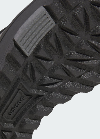 Черные спортивные осенние ботинки hoops 4.0 mid kids adidas