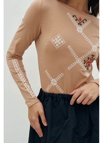 Боді з українським орнаментом, колір Бежевий Rica Mare (367831748)