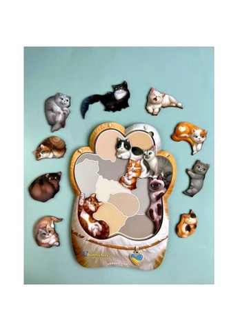 Пазл "Кошки-муркотики" Ань-Янь (318019133)