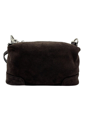 Сумка женская кожаная шоколадная замшевая 5555_brnzamca No Brand (368801397)