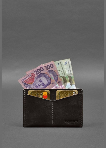 Шкіряна обкладинка-органайзер для документів 6.2 темно-коричневий краст (A-028337) BlankNote (328961523)