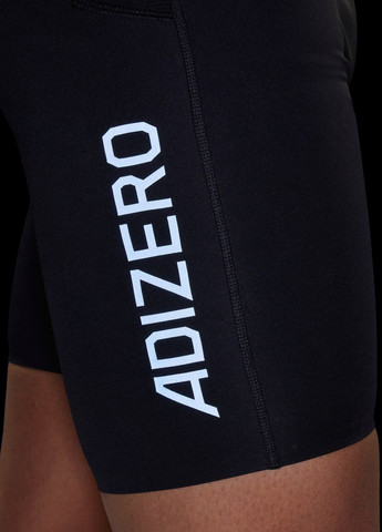 Черные демисезонные велосипедки для бега adizero running short adidas