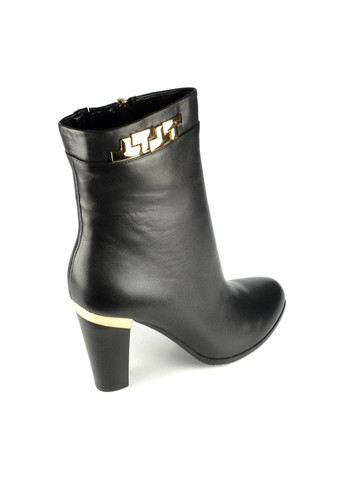 Черные осенние напівчоботи Iskrina