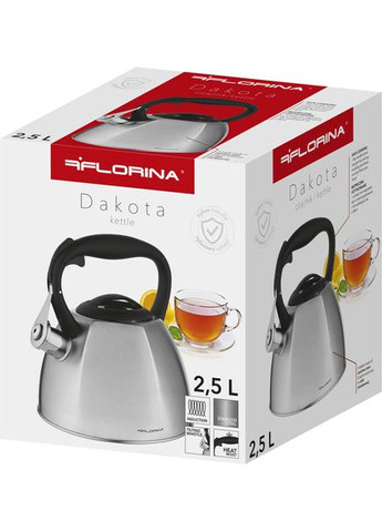 Чайник со свистком 5C0223 DAKOTA (2,5л) Florina (360397063)