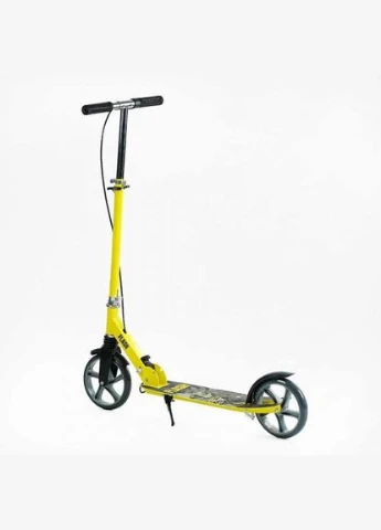 Самокат двоколісний FL-14320 (4) сталева рама, ручне гальмо, колеса PU 200мм, 1 амортизатор передній, в коробці Best Scooter (372820798)