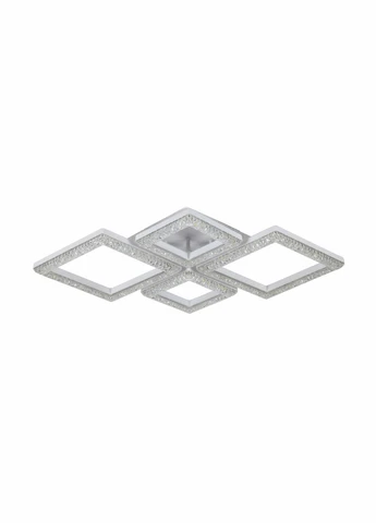Люстра світлодіодна акрилова 2725/2+2 WT 50W*2+13W*2 Sirius (336938857)