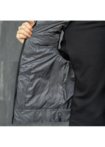 Стильний чоловічий жилет плащівка весна/осінь сірий Freedom (349462170)