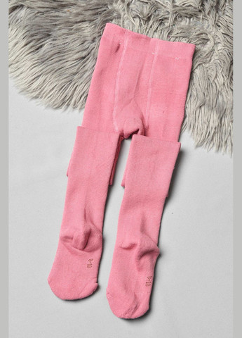 Колготи дитячі махрові для дівчинки однотонні рожевого кольору Let's Shop (306426700)