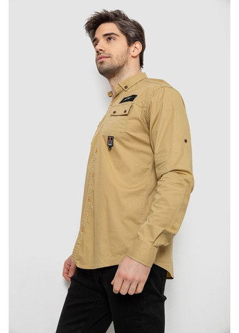 Сорочка чоловіча однотонна з принтом Ager 186R01 (373236319)