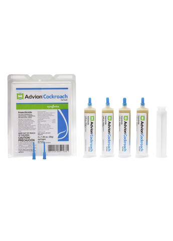 Advion Cockroach Gel от тараканов гель яд яд средство ШПРИЦ 4ШТ США ОРИГИНАЛ 30г Evolution Syngenta (362712226)