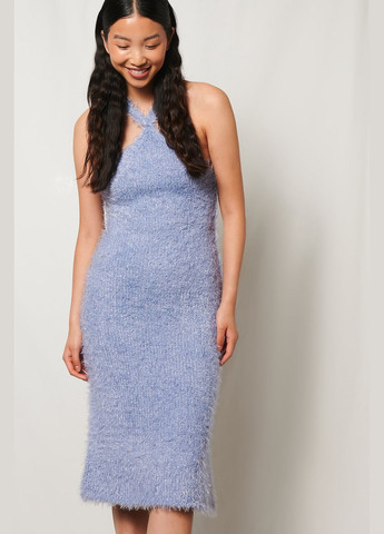 Блакитна сукня демісезон,блакитний, NA-KD