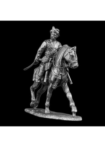 Статуэтка коллекционная Гетман на коне 9 см фигурка из металла и олова, декор интерьер антиквариат Artfactory (361861037)