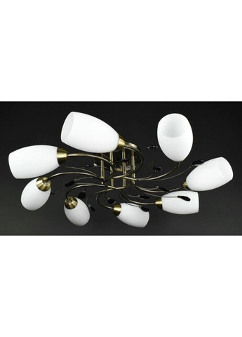 Люстра потолочная на 8 лампочек 27270 Бронза 17х78х78 см. Sunnysky (324396319)