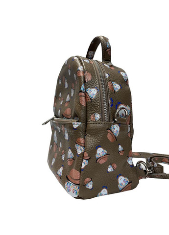 Рюкзак женский городской из натуральной кожи итальянский коричневый (Д/Ш/В) 20/11/22(см) Felicita (336377619)