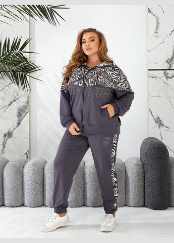 Жіночий прогулянковий костюм бежевого кольору New Trend (317349864)