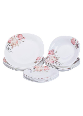 Столовый сервиз керамический на 6 персон 18 тарелок HP-7-714 Yiwu (351431326)