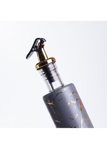 Пляшка для олії з дозатором 300 мл, сірий мармур HP-1345 No Brand (366830720)