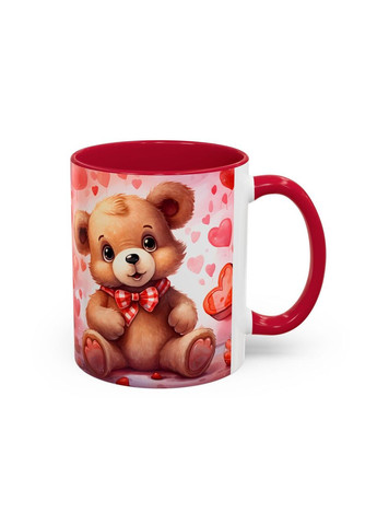 Керамічна чашка з дизайном "Ведмедик" No Brand (368671783)