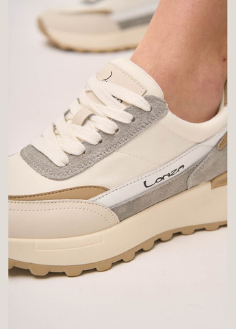 Белые демисезонные кроссовки 186645 Lonza