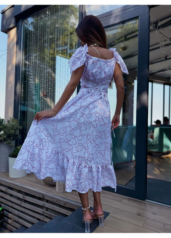 Білий ніжна гіпюрова сукня Fashion