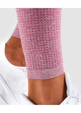 Комбинированные демисезонные леггинсы женские спортивные 6116 m розовые Fashion