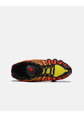 Черные демисезонные кроссовки мужские nike shox tl black / amarillo найк шокс тл No Brand