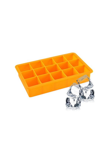 Силіконова форма для льоду AI-807 Cube 15 Orange кубики 44 шт. Cumenss (352012258)