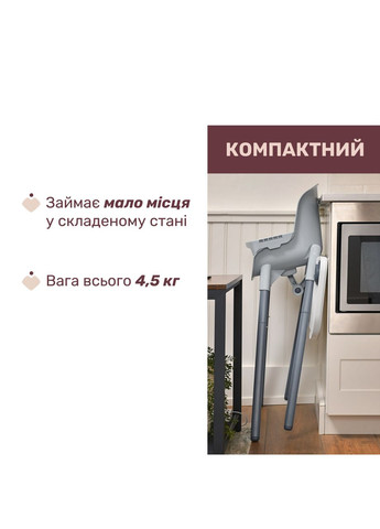 Стільчик для годування 3 в 1 Polly Zest (87170.77) Chicco (363044309)