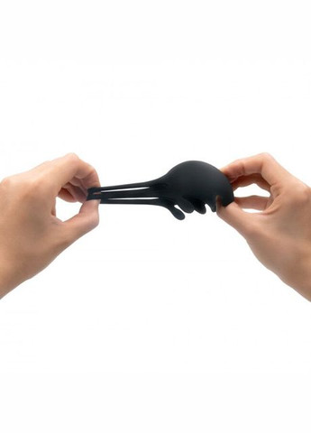 Эрекционное кольцо с вибрацией и стимуляцией мошонки FUN BAG, перезаряжаемое Dorcel (296626928)