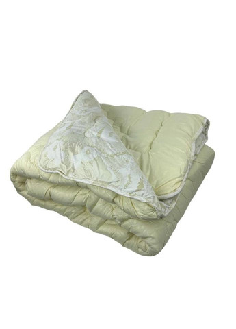 Одеяло полуторное закрытое Цветок 20365 150х210 см бежевое Arda (335583785)