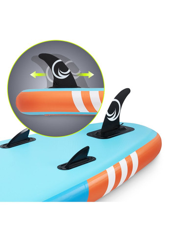 Надувная SUP доска 320 см с веслом Lagoon T02 (P-5907739314215) TSUNAMI (332887749)