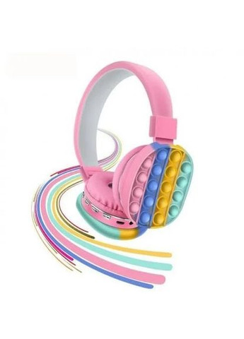Бездротові накладні дитячі навушники POP IT CXT 806E рожевий (2090045143) No Brand (328920838)