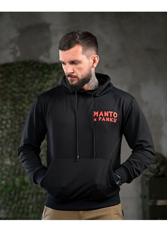 Чоловіче демісезонне худі Manto Panku чорне Freedom (361677412)
