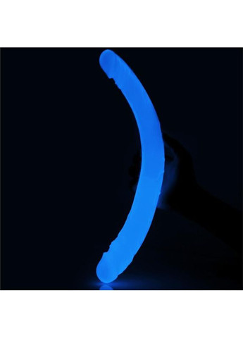 Подвійний дилдо Lumino 14.5" Blue Light Lovetoy (373287214)