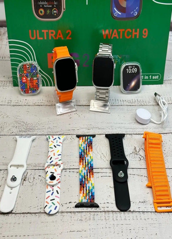 Комплект i50 Suit Max Ultra 2 + 9, White Smart Watch (369963535)